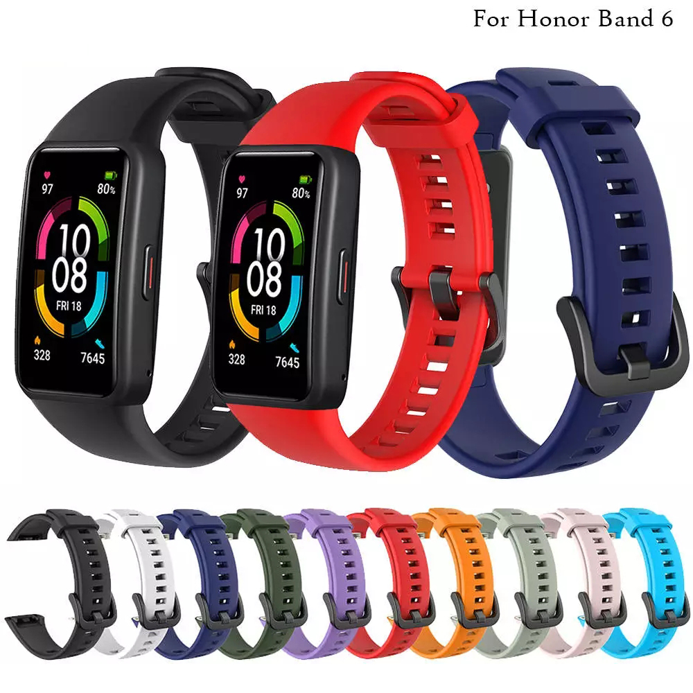 Cinturino Compatibile con Huawei Band 6/Honor Band 7, 22mm in Silicone per Band 6 Pro