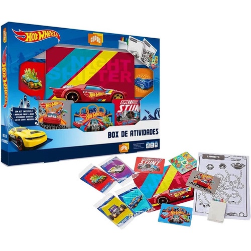 Box de Atividades Hot Wheels - Copag Loja