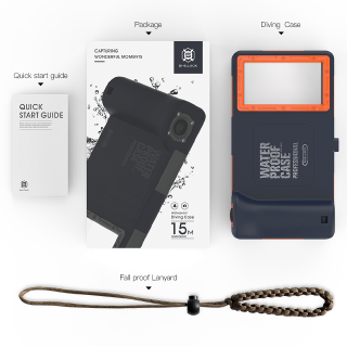 ShellBox Case Capa à prova d'água para iPhone 12 Pro Max, com protetor de  tela integrado, capa à prova de choque, capa de carregamento sem fio