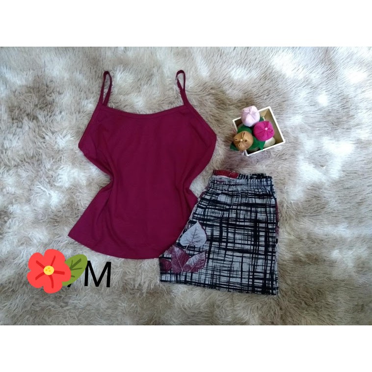 Pijama Feminino ShortDoll Alcinha Home Office 100% Algodão