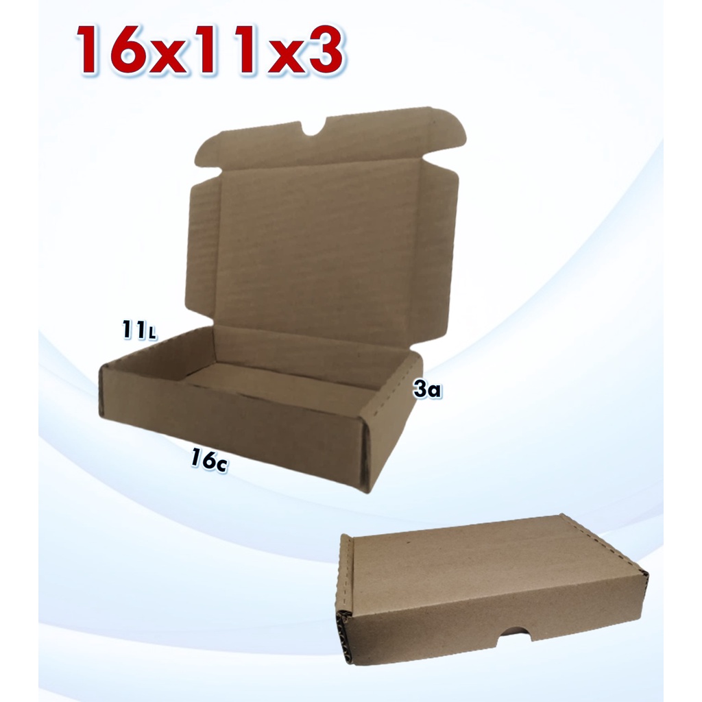 50 Caixas de papelão Correio, Sedex, Pac 16x11x3 mini envios