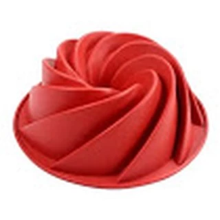 Forma De Silicone Vazada Espiral Bolo Pudim 23 Cm em Oferta na Shopee