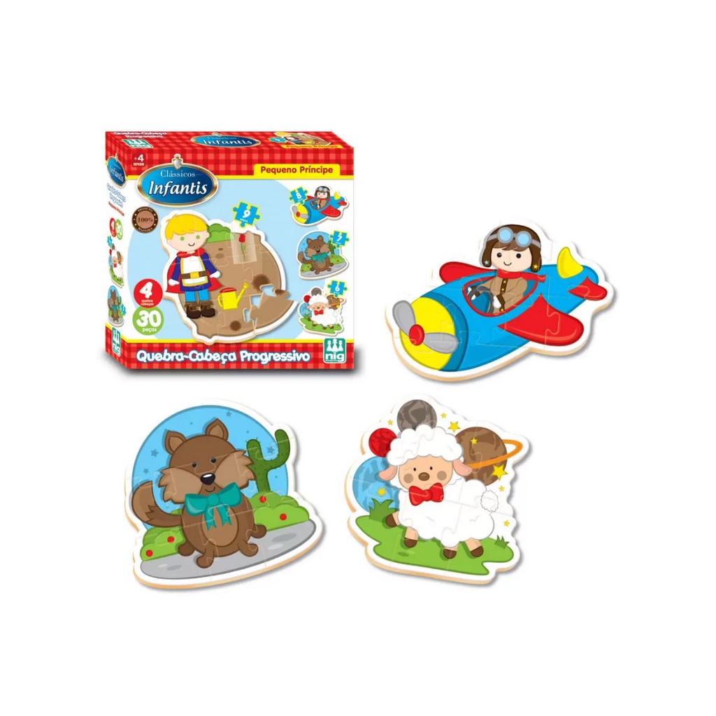 Quebra Cabeça Clássicos Infantis Pequeno Príncipe Brinquedo Jogo ...