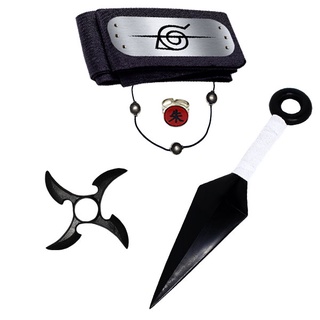 Kit ninja Naruto Kunai Naruto Shuriken Bandana Névoa Kisame +