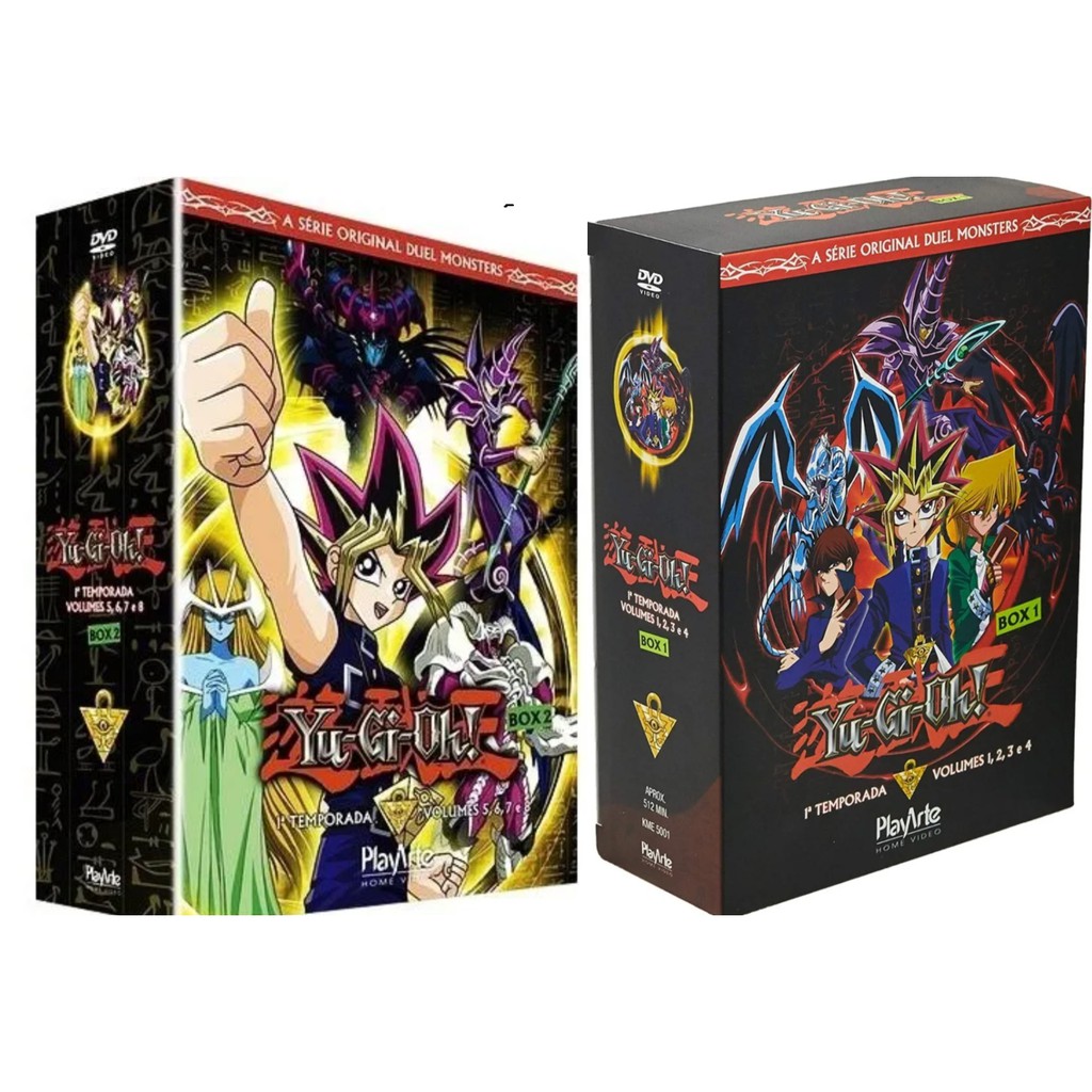 Box Yu-gi-oh 1ª Temporada Volume 1 e 2 Original e Lacrado - 8