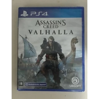 Jogo Assassins Creed Valhalla Ps4 Mídia Física Lacrado