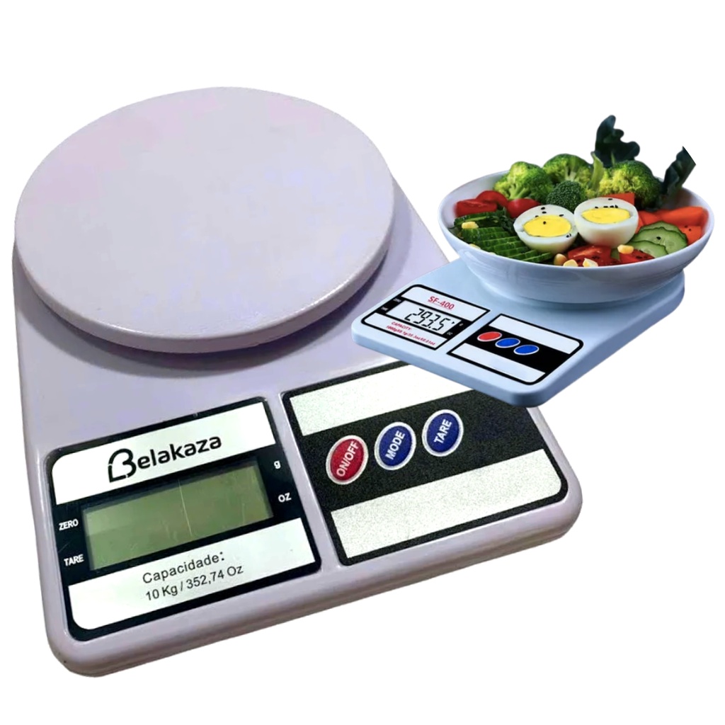 Balança Digital De Precisão Cozinha 10kg Nutrição E Dieta - Loja Good Shoop