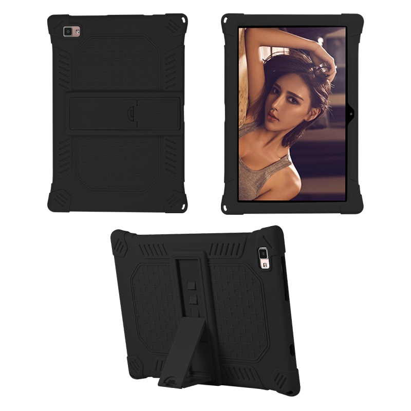 RLTech Custodia Cover per Teclast P20HD/Teclast M40 Pro, Ultra Leggero Protettiva Cover in Silicone con Supporto per Bambini per Teclast P20HD/Teclast M40 Pro, Rosa