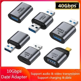 Adaptador De Dados OTG USB3.1 Para Tipo C 10 5gbps USB3.1 5V @ 3A Rápido Carregamento Carregador Conversor Macbook Huawei Samsung USBC