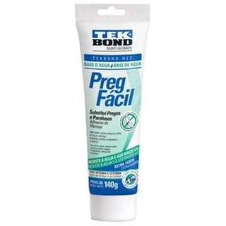 Cola De Montagem Base água Multiuso Preg Fácil 140g (prego liquido) Tekbond