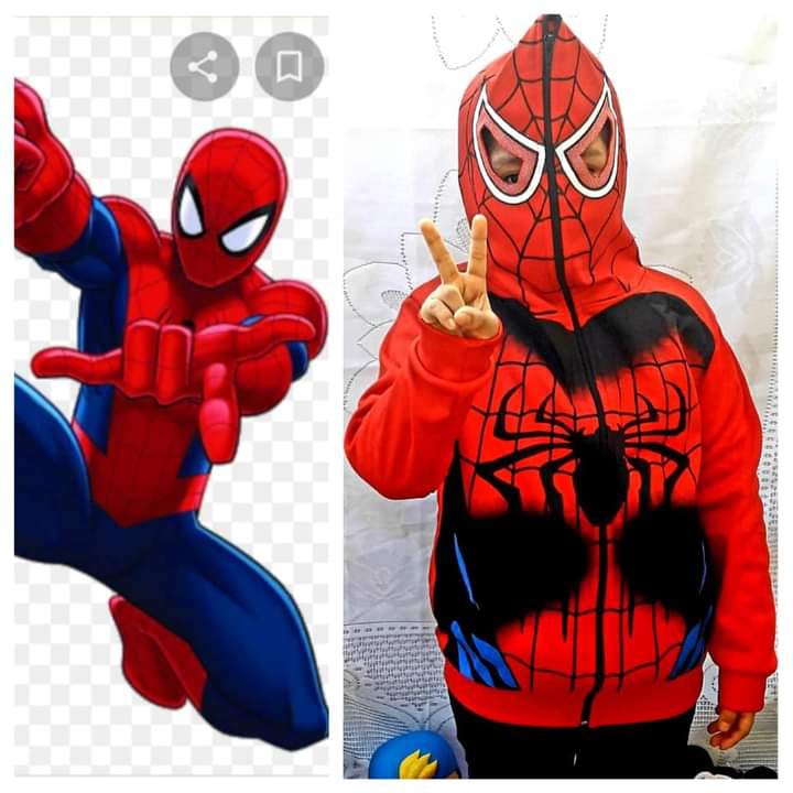 Jaqueta infantil 2024 homem aranha