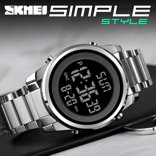 Skmei 1611 Relógio Eletrônico Masculino Com Pulseira De Aço Inoxidável