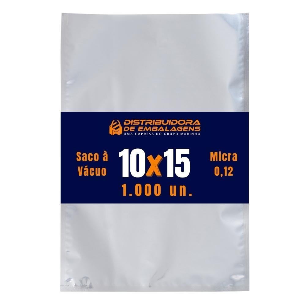 Embalagem Saco a Vacuo Alimento 10X15 1000 Unidades