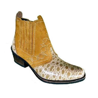 Bota Country Cowboy Botina Em Couro Solado Borracha Costurado Salto Alto Carrapeta Botinha Vaquejada Cavalgada Muladeiro Marca Campolina Referencia 3736