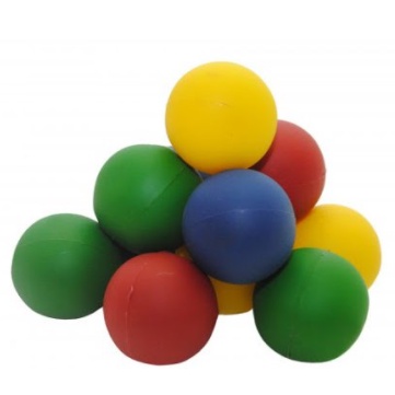 Bolas Frescobol 3 Unidades - Borracha Praia Tennis 45g Cada