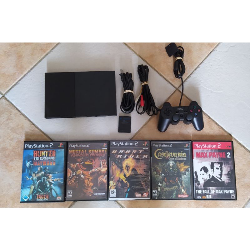 PlayStation 2 Slim Modelo 90010 Completo | Shopee Brasil