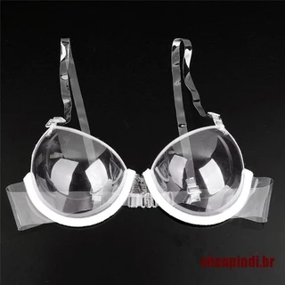 SHENBIN Moda Transparente Push Up Sutiã Invisível Feminino