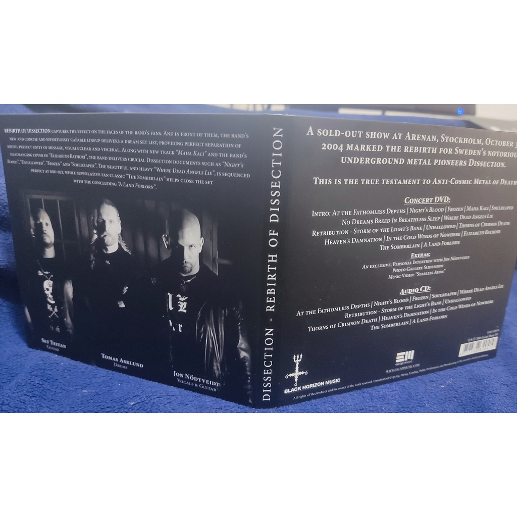 Dissection – Rebirth Of Dissection – DVD (PAL, Promo), 2006