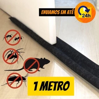 Protetor Rolinho 1 Metro Veda Porta Contra Insetos