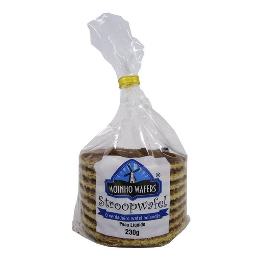 Biscoito Stroopwafel 230g - Moinho Wafers