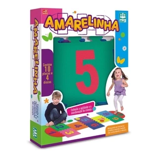 Tapetes Amarelinha 14 Peças 830 - Nig Brinquedos