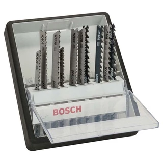 Lâminas Tico Tico Bosch p/ Madeira Robust Line com 10 Peças Encaixe T