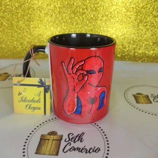 Caneca Porcelana Espetacular Namorado Aranha Presente Aniversário Namoro