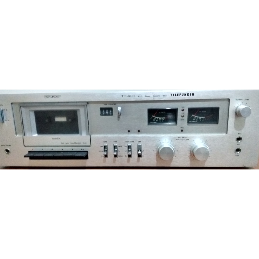 Tap deck Telefunken tc-400. | Shopee Brasil