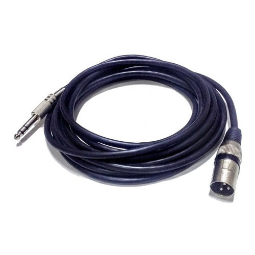 Cabo Xlr Macho P Stereo Plug Conector Canon Mt Balanceado Shopee Brasil