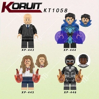 Brinquedos Para Crianças Scarlet Witch Captain Marvel building Block Minifigures Vingadores Blocos De Construção