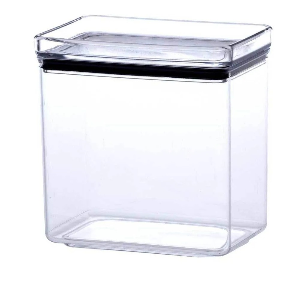 Pote Mantimento Lumini Hermétic Retangular Empilhável 1300ml Paramount