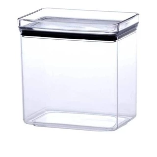 Pote Mantimento Lumini Hermétic Retangular Empilhável 1300ml Paramount