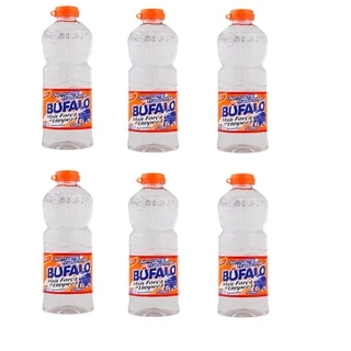 Kit 6 Removedor Querosene Tradicional Búfalo 500ml em Oferta na Shopee