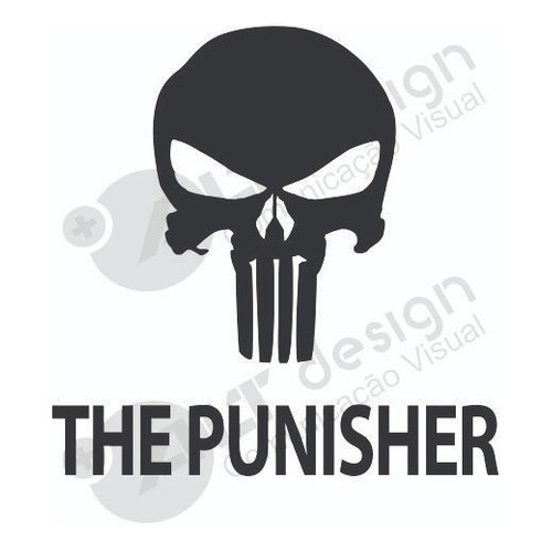 Adesivo The Punisher 12cm x 16cm - iPamp Stickers