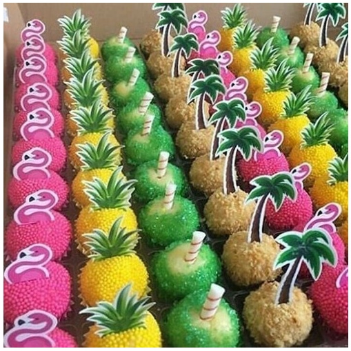 15 Tags para Doces Flamingo Tropical Pool Party | Shopee Brasil
