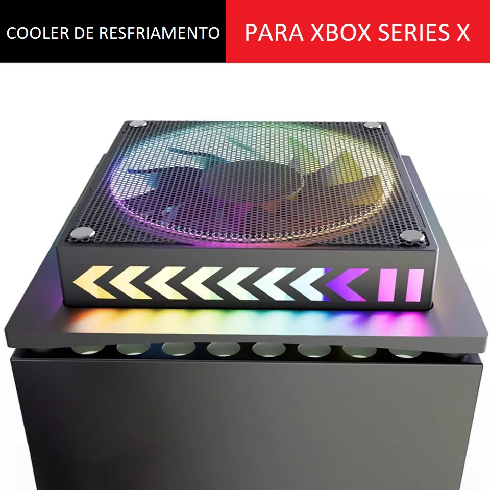 Cooler de resfriamento Led RGB USB Xbox Series X Shopee Brasil