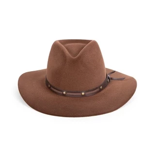Chapéu Fedora Marrom Gusttavo Lima Feminino Hats Premium