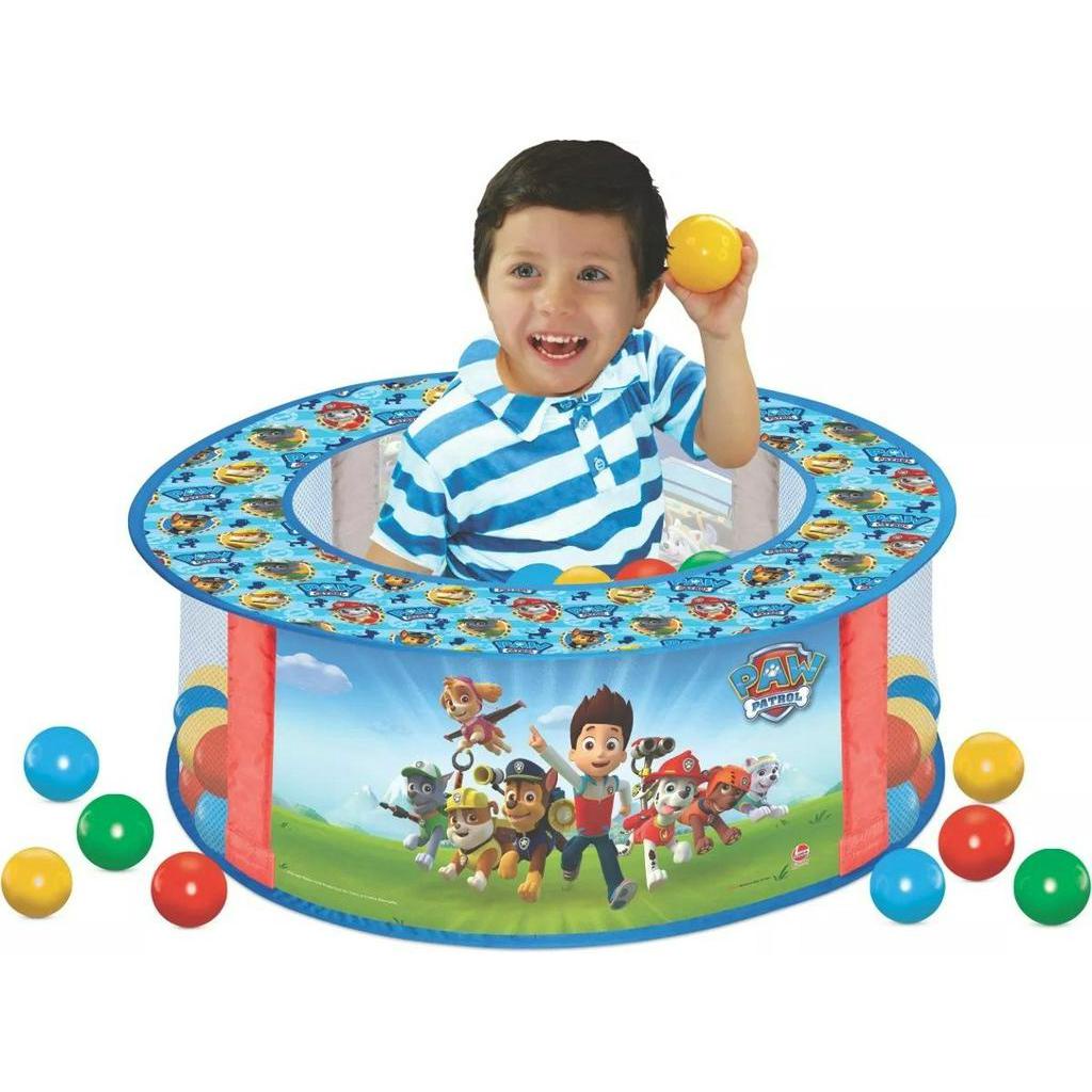 Piscina de Bolinhas Infantil Azul Patrulha Cães e 100 Bolinhas - Dobrável  Portátil com Cesta para Crianças Basquete : : Brinquedos e  Jogos