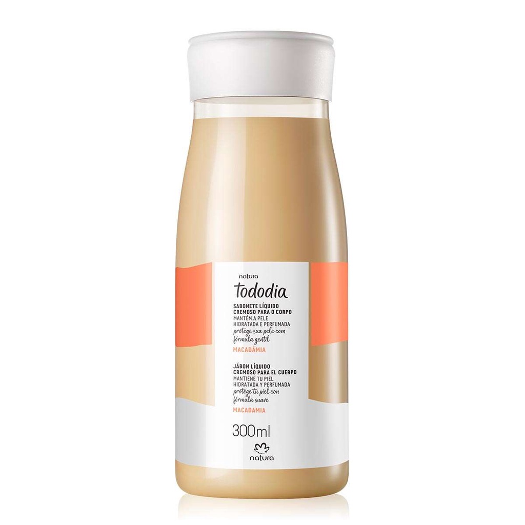Sabonete Líquido Cremoso para o Corpo Tododia Macadâmia 300ml Natura ...