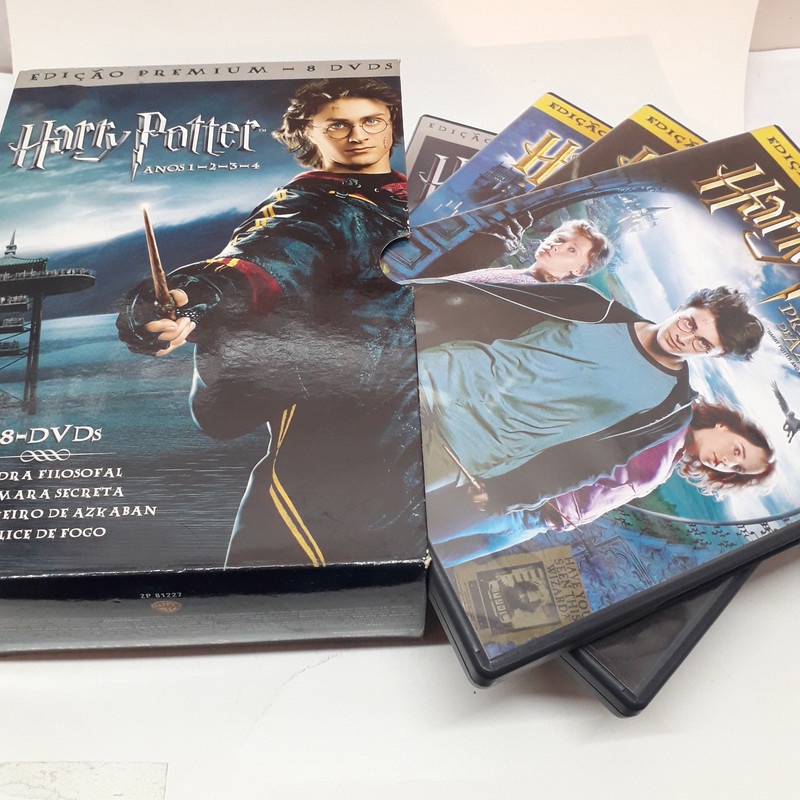 Box Dvd Harry Potter Anos E Edicao Premium Dvds Shopee Brasil