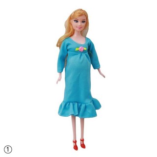 Boneca Gravida Real Amiga Da Barbie Com Bebe Na Barriga 28cm em