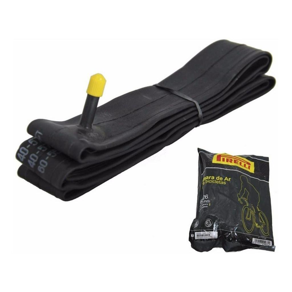 Camara de Ar Pirelli aro 26 Original Bico Grosso Mtb Bike Bicicleta ...