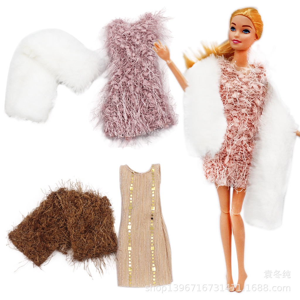 Kawaii Item Moda Boneca Roupas Crianças Brinquedos Dolly Acessórios Inverno  Casaco Usar Chapéu Sapatos Bolsas Para Barbie DIY Menina Jogo Presente De  $33,05
