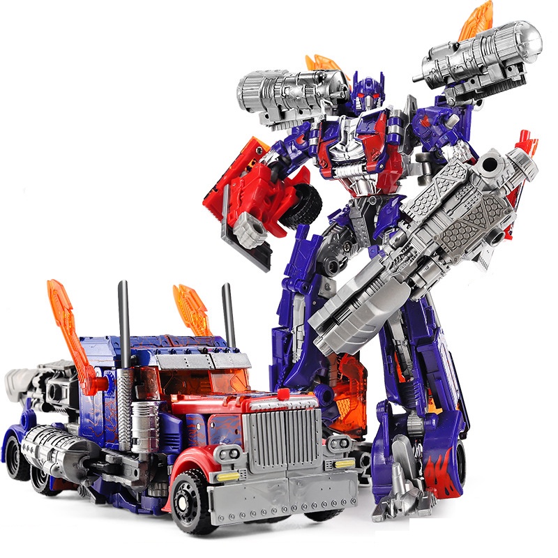 Brinquedo Grande Transformers Optimus Prime Bumblebee Robôs Carro ...