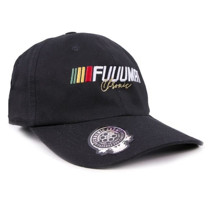 Boné Dad Hat Aba Curva Strapback Chronic Fumaa1 Ninguem Guenta - Acompanha Adesivos