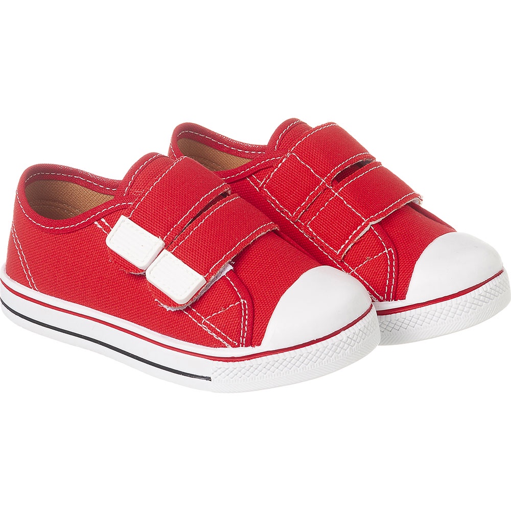 Tenis vermelho clearance infantil feminino