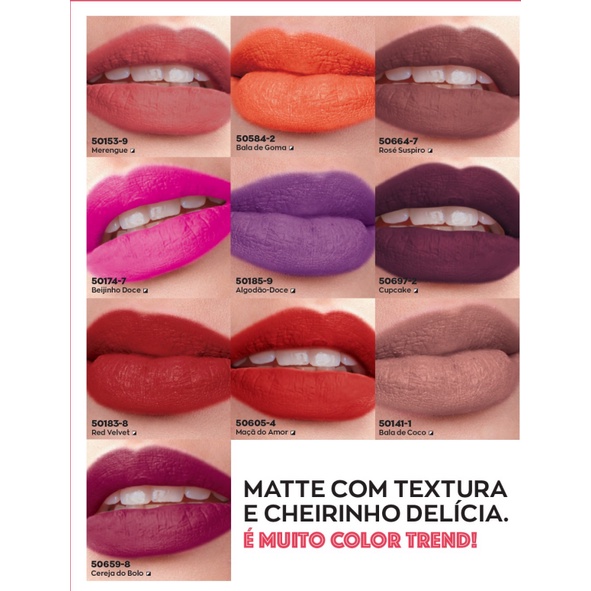 Amora Make-up  Maquiagens e Cosméticos - Batom Líquido Comfort Matte Feels  Mood - Ruby Rose