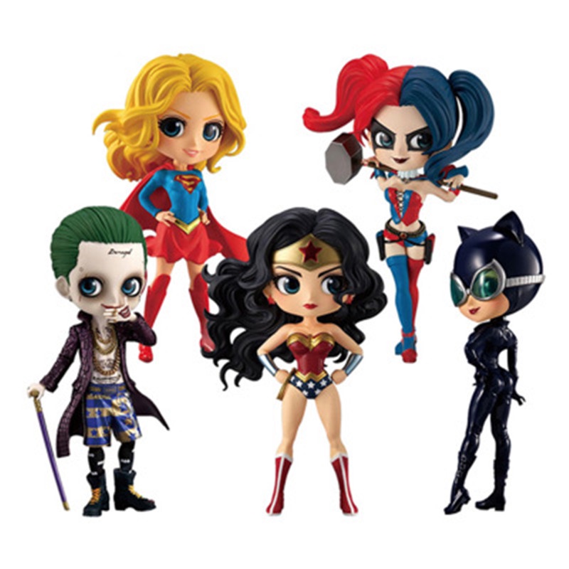 Boneca Arlequina Em Resina DC Comics. no Shoptime