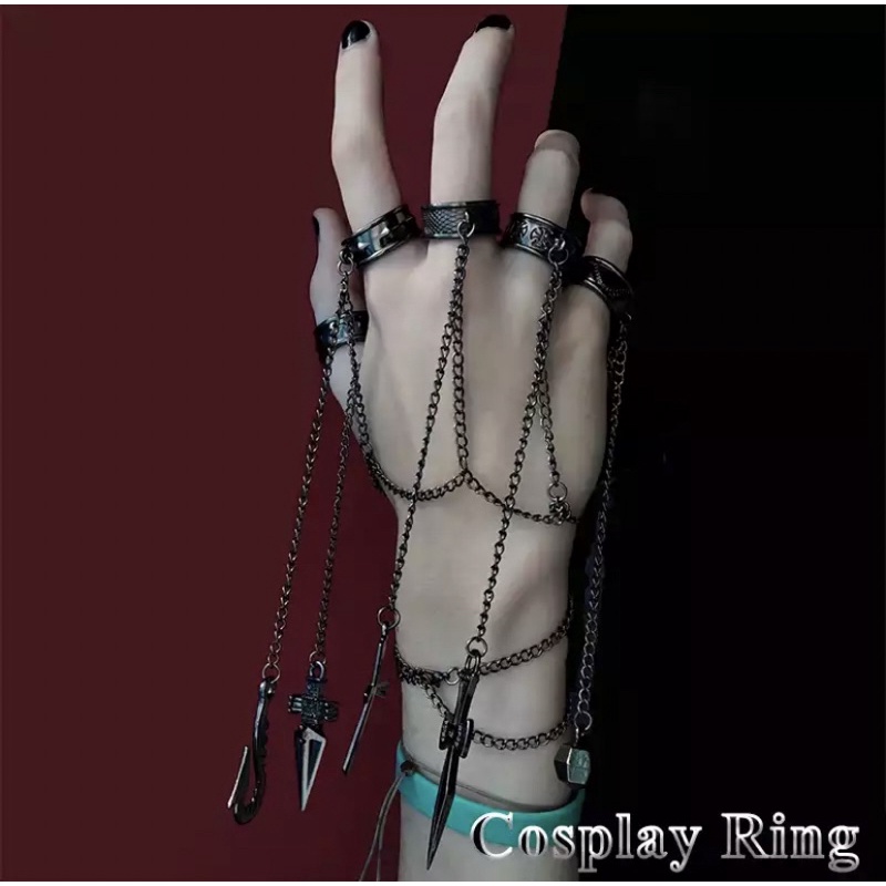 Kit anel cosplay kurapika / hunter x hunter / multicamada !!