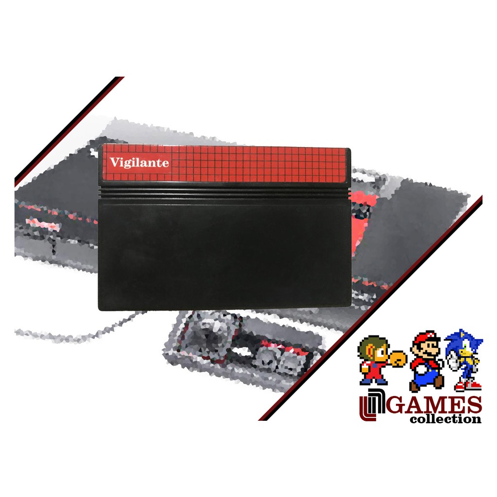 Cartucho original Vigilante Master System, clássico, impecável, item